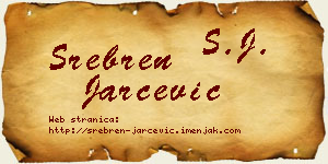 Srebren Jarčević vizit kartica